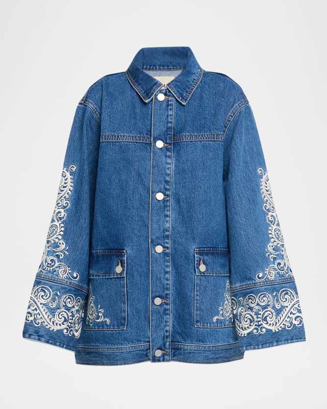 Jacones Embroidered Denim Jacket